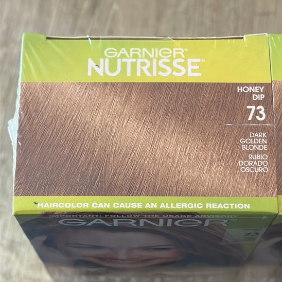 Hair Garnier Nutrisse Dark Golden Blonde Honey Dip 73 2 Pack New In
